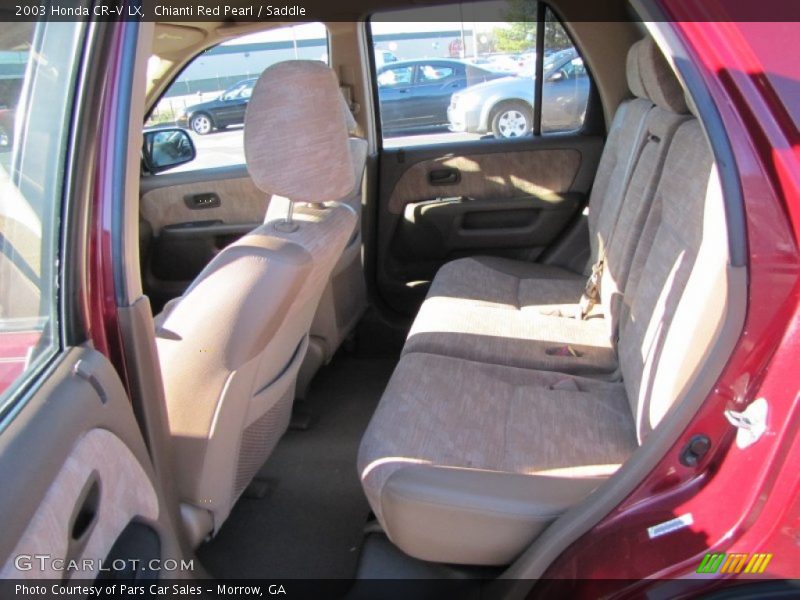 Chianti Red Pearl / Saddle 2003 Honda CR-V LX