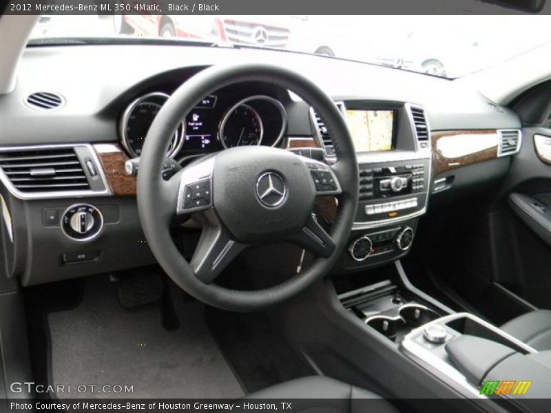 Black / Black 2012 Mercedes-Benz ML 350 4Matic