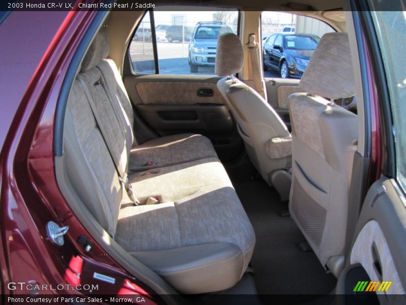 Chianti Red Pearl / Saddle 2003 Honda CR-V LX