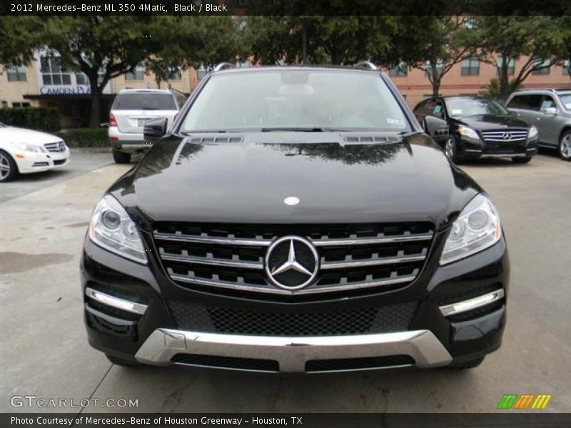 Black / Black 2012 Mercedes-Benz ML 350 4Matic