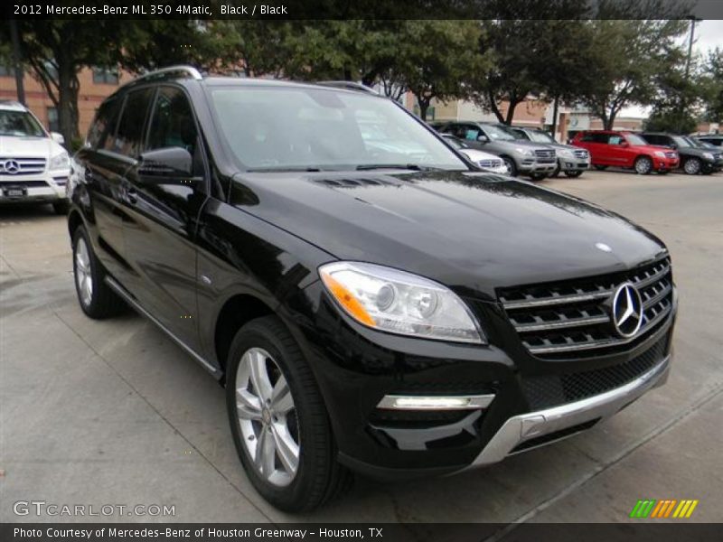 Black / Black 2012 Mercedes-Benz ML 350 4Matic