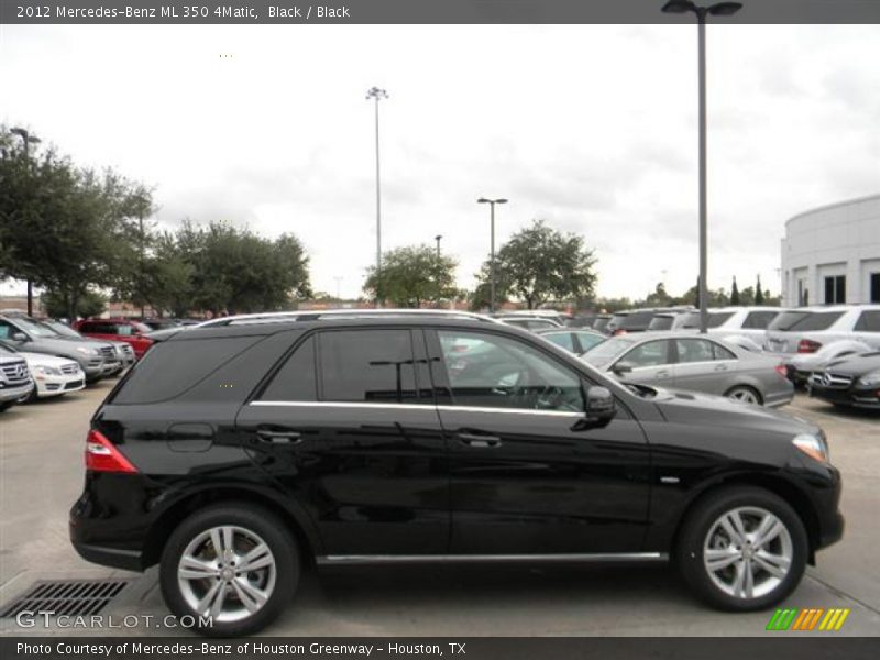 Black / Black 2012 Mercedes-Benz ML 350 4Matic