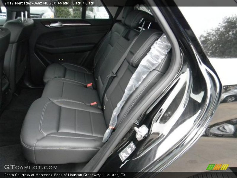 Black / Black 2012 Mercedes-Benz ML 350 4Matic