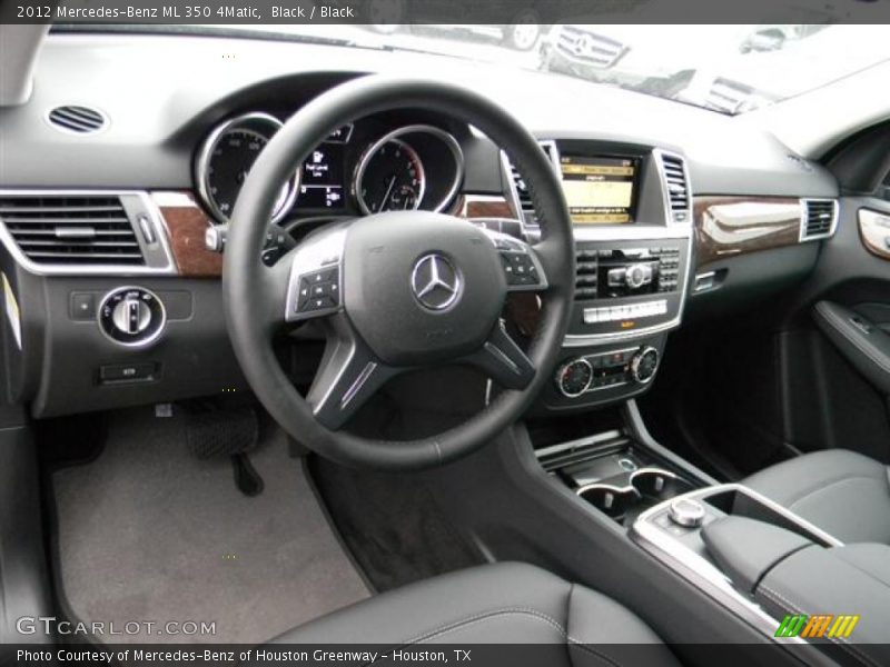 Black / Black 2012 Mercedes-Benz ML 350 4Matic