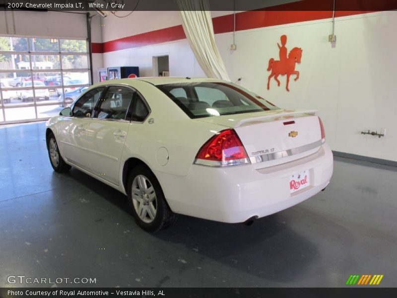 White / Gray 2007 Chevrolet Impala LT