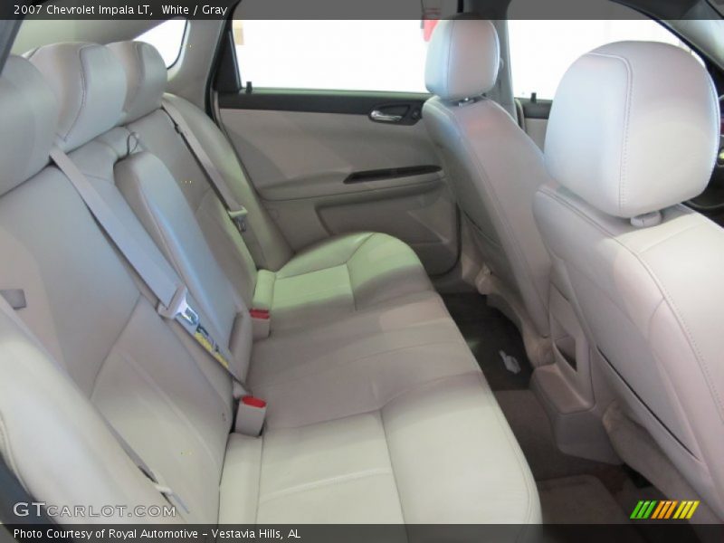 White / Gray 2007 Chevrolet Impala LT