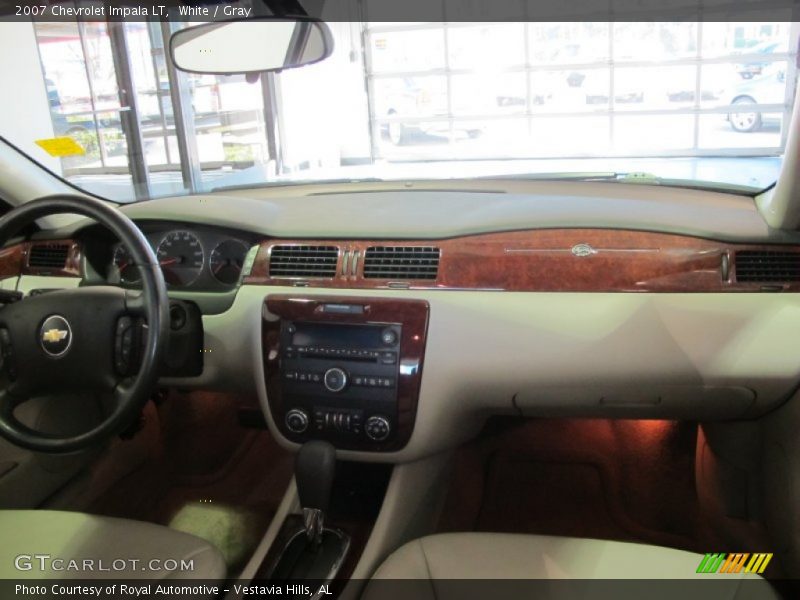 White / Gray 2007 Chevrolet Impala LT