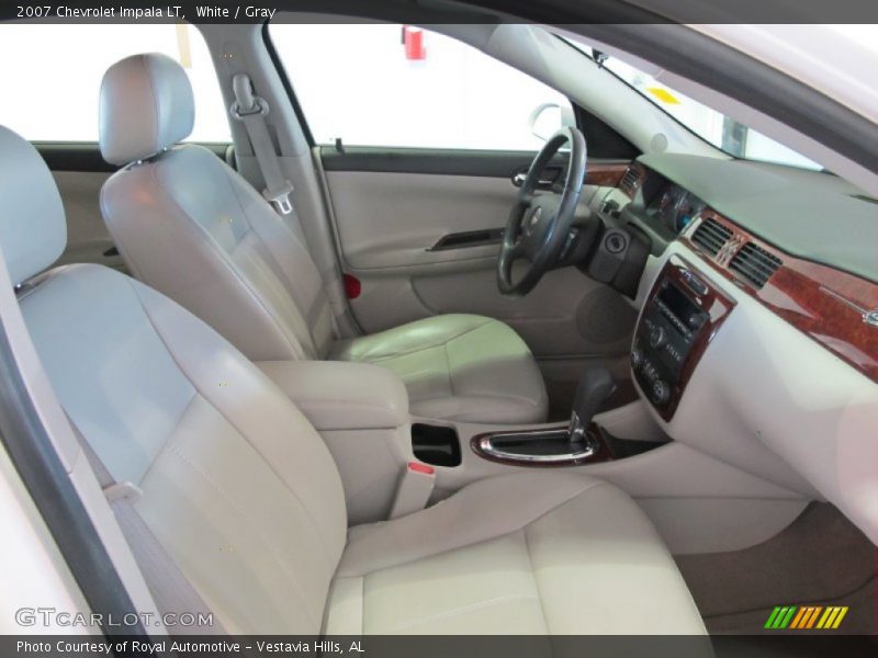 White / Gray 2007 Chevrolet Impala LT