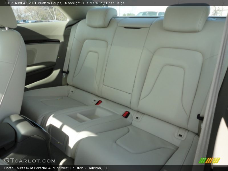 Moonlight Blue Metallic / Linen Beige 2012 Audi A5 2.0T quattro Coupe