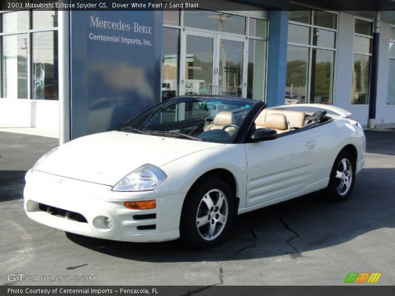 Dover White Pearl / Sand Blast 2003 Mitsubishi Eclipse Spyder GS