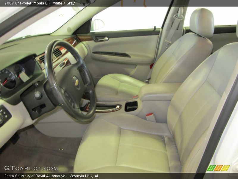 White / Gray 2007 Chevrolet Impala LT