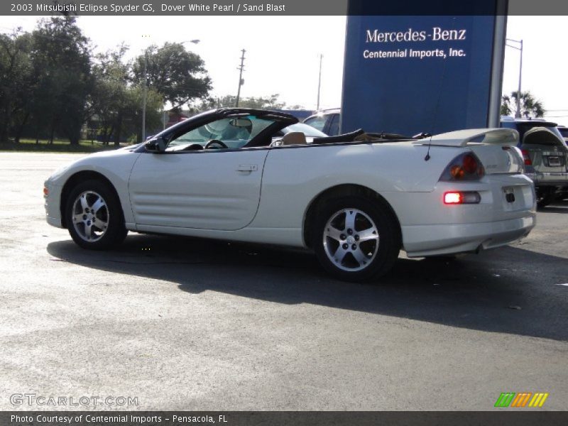 Dover White Pearl / Sand Blast 2003 Mitsubishi Eclipse Spyder GS