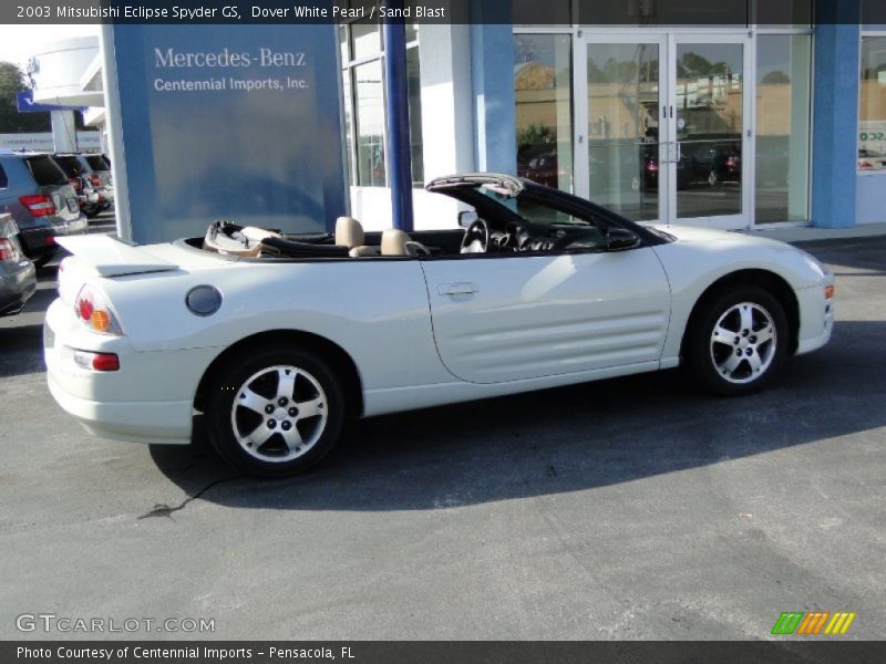 Dover White Pearl / Sand Blast 2003 Mitsubishi Eclipse Spyder GS