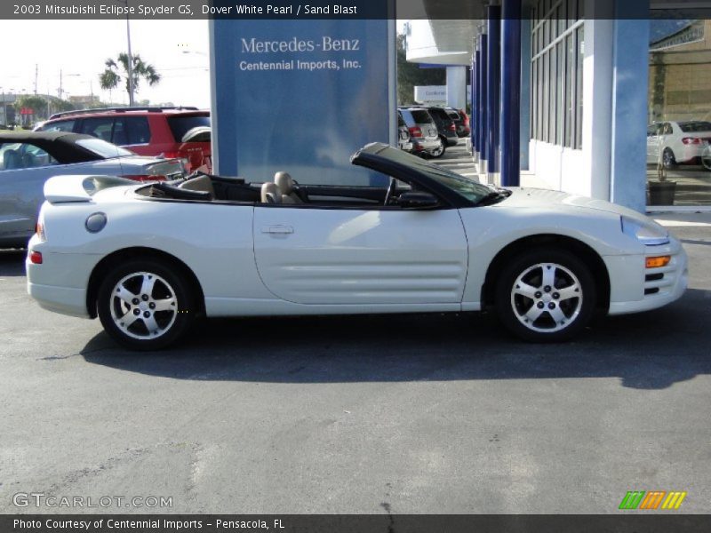 Dover White Pearl / Sand Blast 2003 Mitsubishi Eclipse Spyder GS