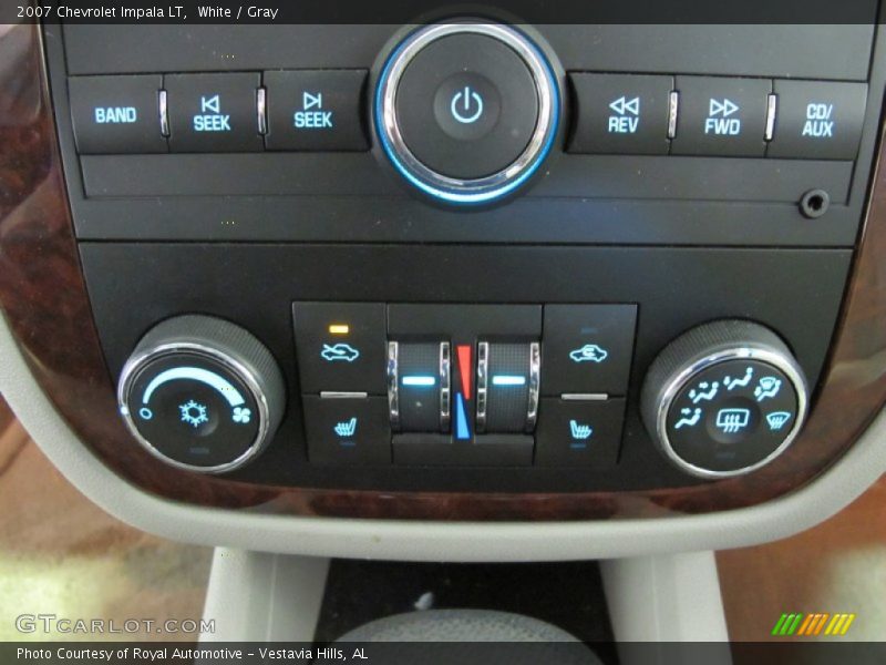 White / Gray 2007 Chevrolet Impala LT