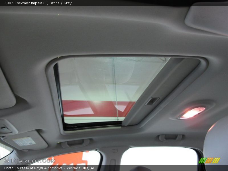 White / Gray 2007 Chevrolet Impala LT