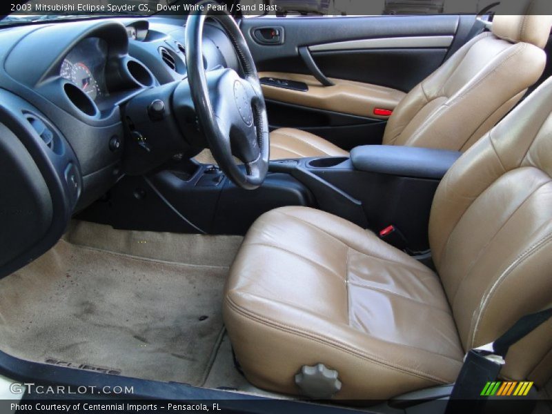 Dover White Pearl / Sand Blast 2003 Mitsubishi Eclipse Spyder GS