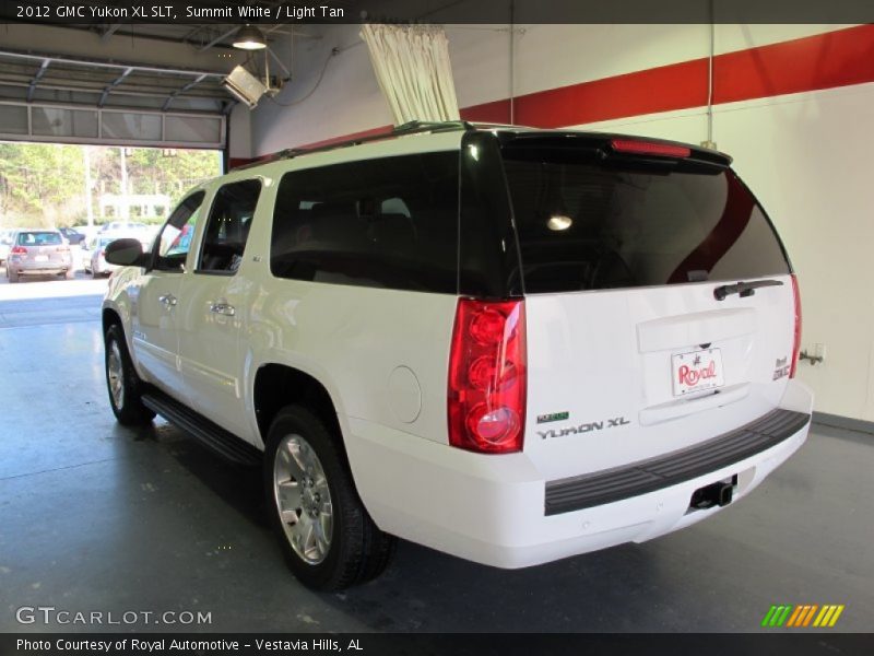 Summit White / Light Tan 2012 GMC Yukon XL SLT