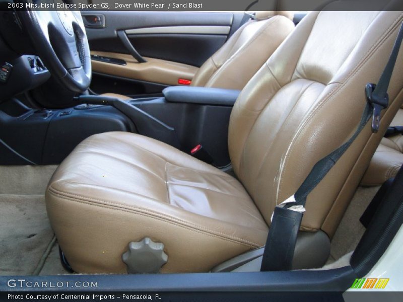 Dover White Pearl / Sand Blast 2003 Mitsubishi Eclipse Spyder GS