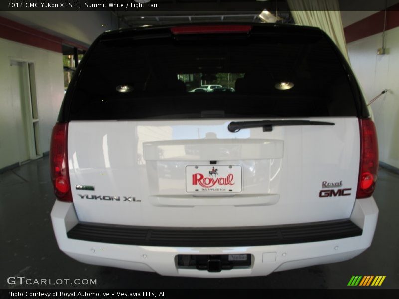 Summit White / Light Tan 2012 GMC Yukon XL SLT