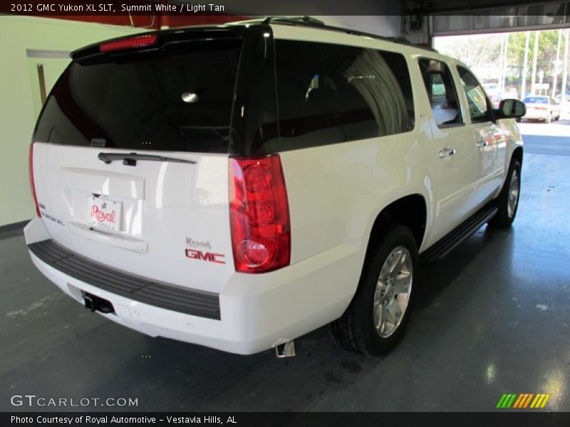 Summit White / Light Tan 2012 GMC Yukon XL SLT