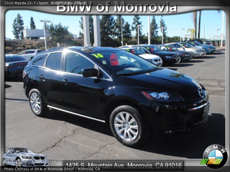 Brilliant Black / Black 2010 Mazda CX-7 i Sport