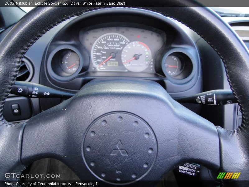 Dover White Pearl / Sand Blast 2003 Mitsubishi Eclipse Spyder GS