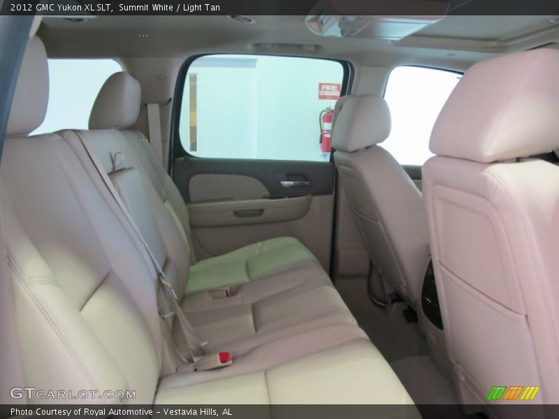 Summit White / Light Tan 2012 GMC Yukon XL SLT
