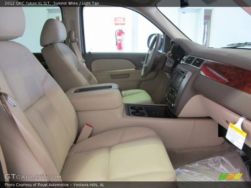 Summit White / Light Tan 2012 GMC Yukon XL SLT