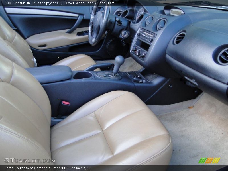 Dover White Pearl / Sand Blast 2003 Mitsubishi Eclipse Spyder GS