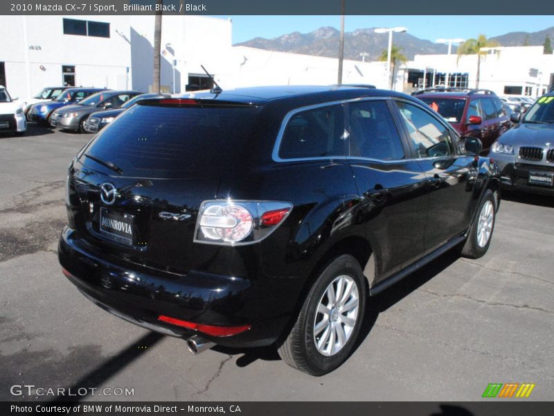 Brilliant Black / Black 2010 Mazda CX-7 i Sport