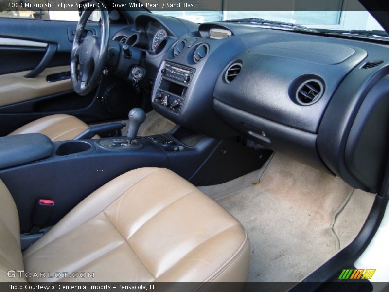 Dover White Pearl / Sand Blast 2003 Mitsubishi Eclipse Spyder GS