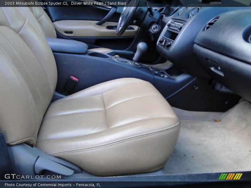 Dover White Pearl / Sand Blast 2003 Mitsubishi Eclipse Spyder GS