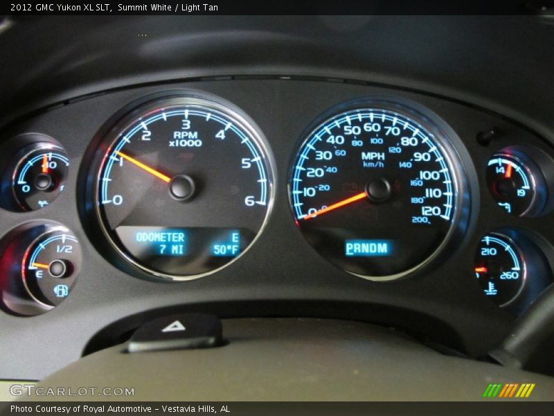Summit White / Light Tan 2012 GMC Yukon XL SLT