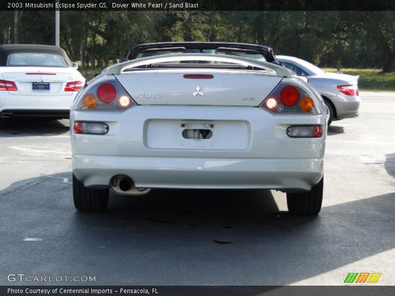 Dover White Pearl / Sand Blast 2003 Mitsubishi Eclipse Spyder GS
