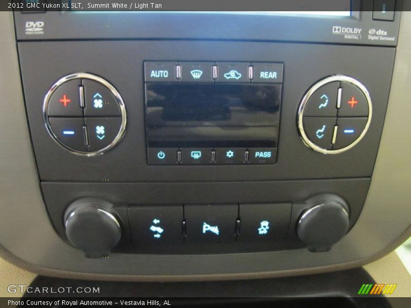 Summit White / Light Tan 2012 GMC Yukon XL SLT