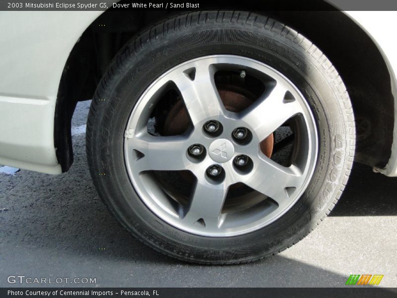 Dover White Pearl / Sand Blast 2003 Mitsubishi Eclipse Spyder GS