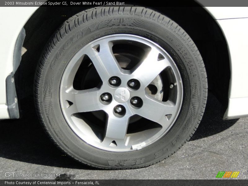Dover White Pearl / Sand Blast 2003 Mitsubishi Eclipse Spyder GS