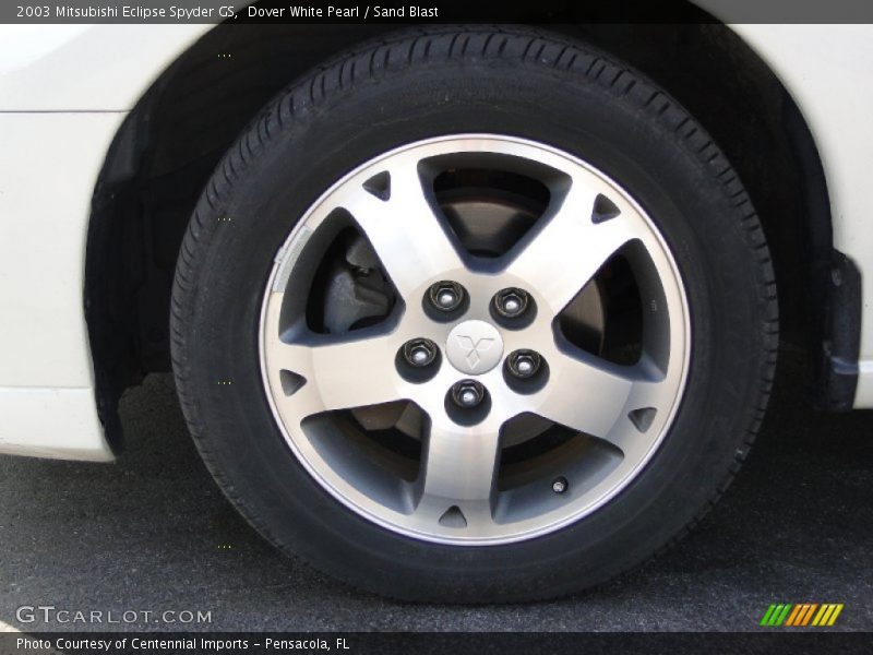 Dover White Pearl / Sand Blast 2003 Mitsubishi Eclipse Spyder GS