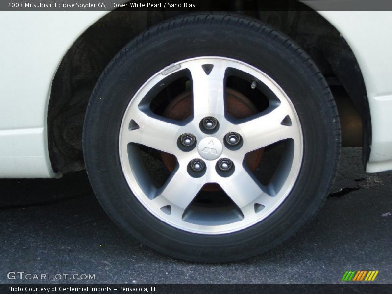 Dover White Pearl / Sand Blast 2003 Mitsubishi Eclipse Spyder GS
