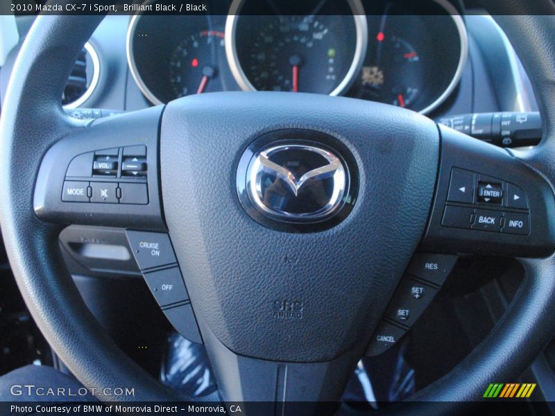 Brilliant Black / Black 2010 Mazda CX-7 i Sport