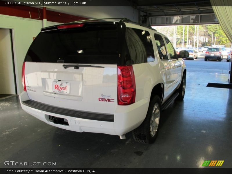 Summit White / Light Tan 2012 GMC Yukon SLT