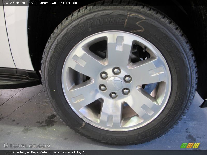 Summit White / Light Tan 2012 GMC Yukon SLT
