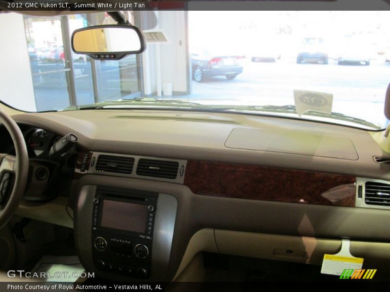 Summit White / Light Tan 2012 GMC Yukon SLT