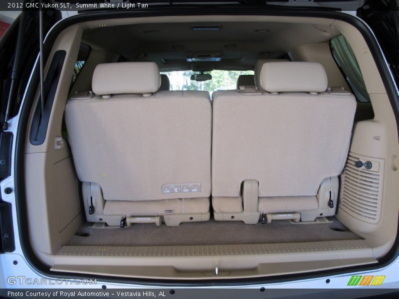 Summit White / Light Tan 2012 GMC Yukon SLT