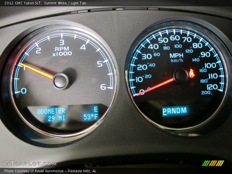 Summit White / Light Tan 2012 GMC Yukon SLT