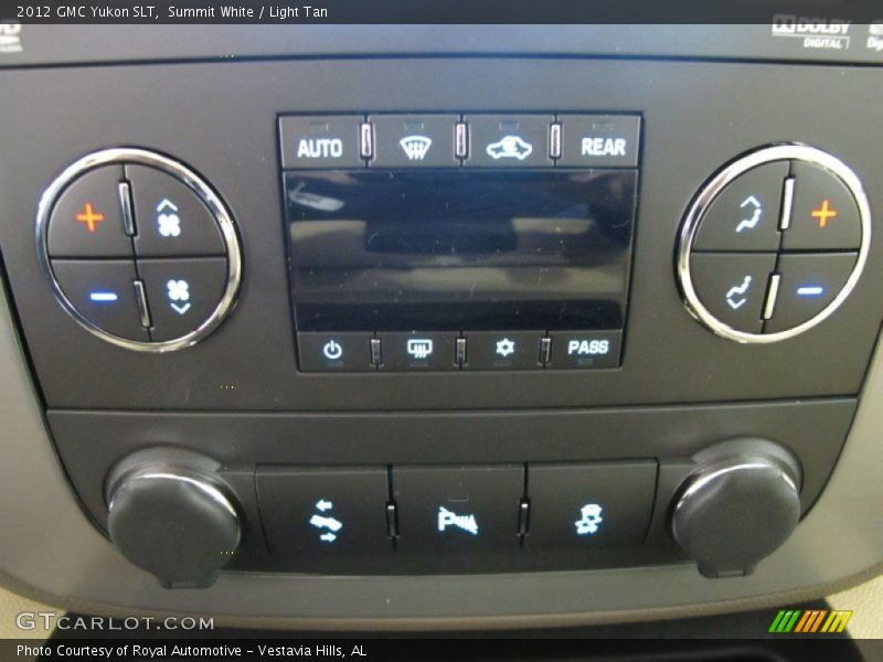 Summit White / Light Tan 2012 GMC Yukon SLT
