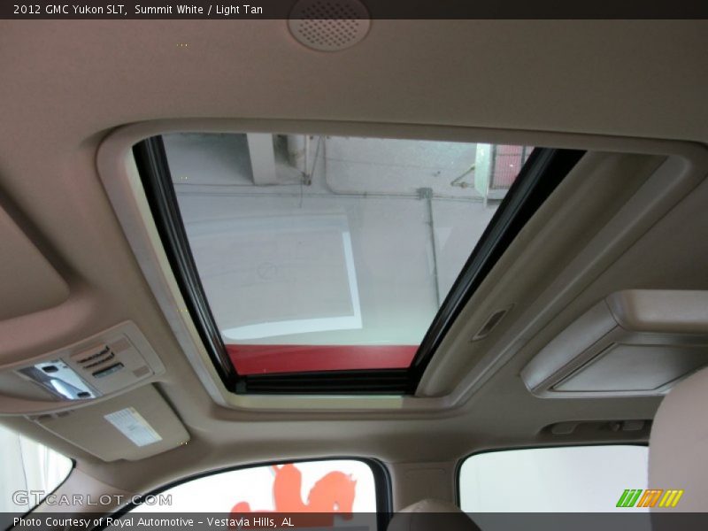Summit White / Light Tan 2012 GMC Yukon SLT