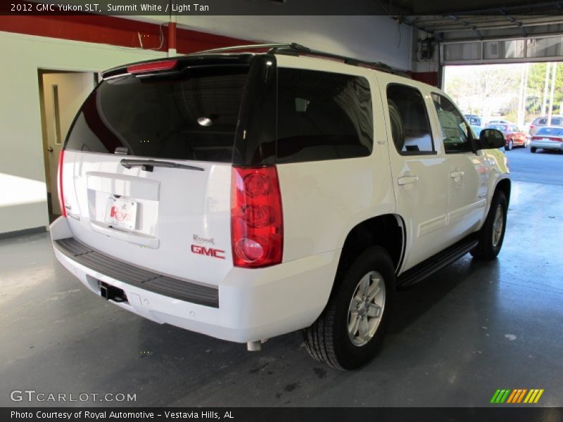 Summit White / Light Tan 2012 GMC Yukon SLT
