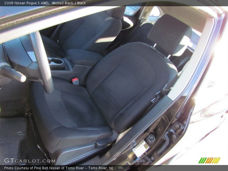 Wicked Black / Black 2008 Nissan Rogue S AWD